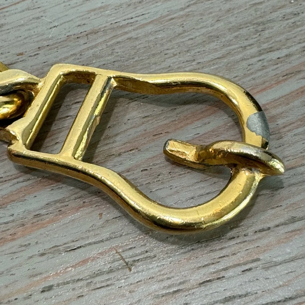 Vintage Cadoro‎ Gold Tone Heavy Chain Fashion Belt Statement Chunky Necklace